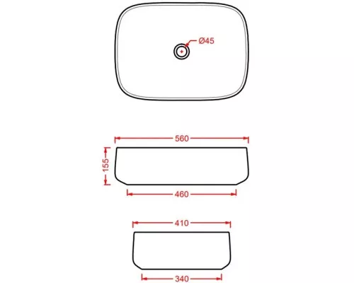 Приобрести Раковина 56x41 см Artceram Cognac COL009 13 00 arancio cammeo в магазине сантехники Santeh-Crystal.ru