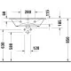 Заказать Раковина 73х49 см Duravit Viu 2344730000 в магазине сантехники Santeh-Crystal.ru