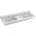 Подвесная раковина-столешница с отверстиями для встраиваемых смесителей 140 см Jacob Delafon Soprano EXJ122-00 Подвесная раковина-столешница с отверстиями для встраиваемых смесителей 140 см Jacob Delafon Soprano EXJ122-00