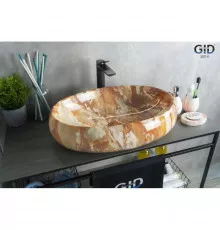Раковина 59х40 см GID Stone Edition Mnc169