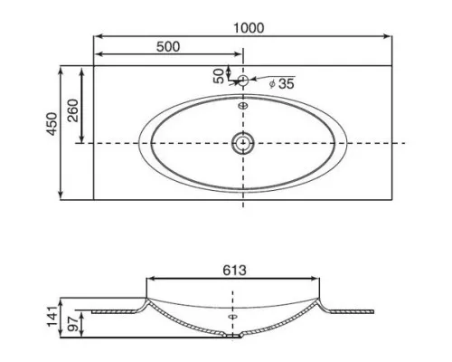 Приобрести Раковина 100х45 см Roca Laks 327207000 в магазине сантехники Santeh-Crystal.ru