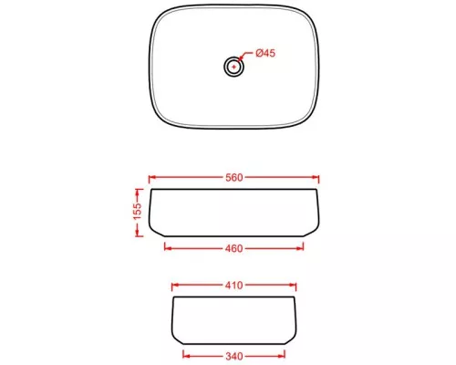 Купить Раковина 56x41 см Artceram Cognac COL009 38 00 в магазине сантехники Santeh-Crystal.ru