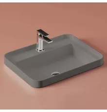 Раковина 60,5x45,5 см Artceram Fuori Scala TFL034 15 00 grigio oliva x1