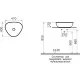 Заказать Раковина 47х40 см VitrA Plural 7812B401-0016 в магазине сантехники Santeh-Crystal.ru
