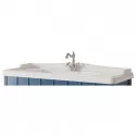 Раковина 120,7х50 см Caprigo Borgo CH-1200