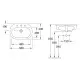 Заказать Раковина 56х40,5 см Villeroy & Boch O.Novo 41615601 в магазине сантехники Santeh-Crystal.ru