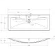 Купить Раковина 120х45,5 см BelBagno Albano BB1200/455-LV-MR-ALR в магазине сантехники Santeh-Crystal.ru
