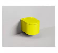 Унитаз подвесной Salini S-Stone Gemelli 240121KMF безободковый, с крышкой микролифт, покраска внешнего корпуса по RAL матовый