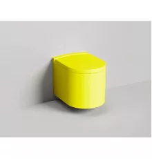 Унитаз подвесной Salini S-Stone Gemelli 240121KSMF безободковый, с сиденьем микролифт, покраска внешнего корпуса по RAL матовый