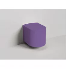 Унитаз подвесной Salini S-Stone Gemelli 240121KSMF4005 безободковый, с сиденьем микролифт, сине-сиреневый матовый