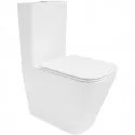 Унитаз-компакт Vincea Q-Line VT2-12T безободковый, торнадо, с сиденьем микролифт, белый Унитаз-компакт Vincea Q-Line VT2-12T безободковый, торнадо, с сиденьем микролифт, белый