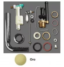 Низкая труба с механизмом слива Simas Arcade D23oro