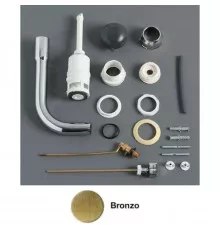 Низкая труба с механизмом слива Simas Arcade D11br