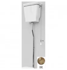 Механизм слива с высокой трубой бронза Artceram Hermitage HEA006 72