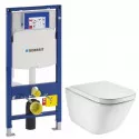 Комплект подвесной унитаз Roca The Gap 34647L000 + 801472004 + система инсталляции Geberit 111.300.00.5 Комплект подвесной унитаз Roca The Gap 34647L000 + 801472004 + система инсталляции Geberit 111.300.00.5