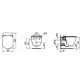 Купить Комплект подвесной унитаз Ideal Standard Tesi T007901 + T352701 + система инсталляции Grohe 38721001 в магазине сантехники Santeh-Crystal.ru
