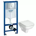 Комплект подвесной унитаз Vitra S20 5507B003-0101 + 77-003-009 + система инсталляции Grohe  38721001