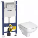 Комплект подвесной унитаз Vitra S20 5507B003-0101 + 77-003-009 + система инсталляции Geberit 458.124.21.1