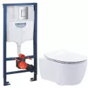 Комплект подвесной унитаз SSWW NC2038 + система инсталляции Grohe 38772001 Комплект подвесной унитаз SSWW NC2038 + система инсталляции Grohe 38772001