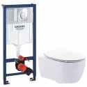 Комплект подвесной унитаз SSWW NC2038 + система инсталляции Grohe 38721001 Комплект подвесной унитаз SSWW NC2038 + система инсталляции Grohe 38721001
