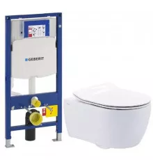 Комплект подвесной унитаз SSWW NC2038 + система инсталляции Geberit 111.300.00.5