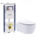 Комплект подвесной унитаз SSWW NC2038 + система инсталляции Geberit 111.362.00.5 Комплект подвесной унитаз SSWW NC2038 + система инсталляции Geberit 111.362.00.5