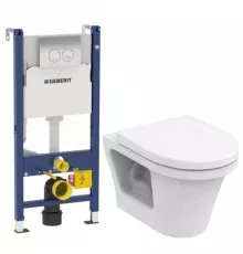 Комплект подвесной унитаз Toto CF CW132Y#NW1 + VC130 + система инсталляции Geberit 458.124.21.1