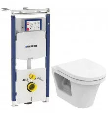 Комплект подвесной унитаз Toto CF CW132Y#NW1 + VC130 + система инсталляции Geberit 111.362.00.5