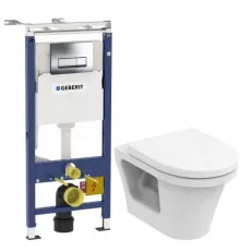 Комплект подвесной унитаз Toto CF CW132Y#NW1 + VC130 + система инсталляции Geberit 458.125.21.1
