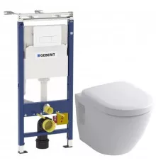 Комплект подвесной унитаз Toto NC CW762Y + VC100N + система инсталляции Geberit 458.125.11.1