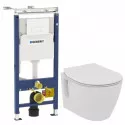 Комплект подвесной унитаз Ideal Standard Connect Space E804601 + E772401 + система инсталляции Geberit 458.125.11.1