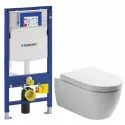Комплект подвесной унитаз SSWW CT2038V + система инсталляции Geberit 111.300.00.5 Комплект подвесной унитаз SSWW CT2038V + система инсталляции Geberit 111.300.00.5