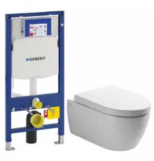 Комплект подвесной унитаз SSWW CT2038V + система инсталляции Geberit 111.300.00.5
