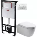 Комплект подвесной унитаз SSWW CT2038V + система инсталляции AlcaPlast AM101/11203:1RUSSETM71 Комплект подвесной унитаз SSWW CT2038V + система инсталляции AlcaPlast AM101/11203:1RUSSETM71
