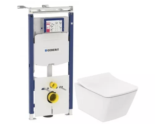 Заказать Комплект подвесной унитаз Toto SP CW532Y + TC512F + система инсталляции Geberit 111.362.00.5 в магазине сантехники Santeh-Crystal.ru