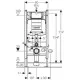 Заказать Комплект подвесной унитаз Toto SP CW532Y + TC512F + система инсталляции Geberit 111.362.00.5 в магазине сантехники Santeh-Crystal.ru