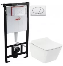 Комплект подвесной унитаз Toto SP CW532Y + TC512F + система инсталляции AlcaPlast AM101/11203:1RUSSETM70