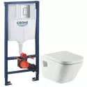 Комплект подвесной унитаз Roca The Gap 346477000 + 801472004 + система инсталляции Grohe 38772001 Комплект подвесной унитаз Roca The Gap 346477000 + 801472004 + система инсталляции Grohe 38772001