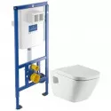 Комплект подвесной унитаз Roca The Gap 346477000 + 801472004 + система инсталляции Villeroy & Boch 92246100 Комплект подвесной унитаз Roca The Gap 346477000 + 801472004 + система инсталляции Villeroy & Boch 92246100