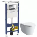 Комплект подвесной унитаз Laufen Kartell by Laufen  8.2033.6.000.000.1 + 8.9133.1.000.000.1 + система инсталляции Geberit 458.125.21.1