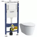 Комплект подвесной унитаз Laufen Kartell by Laufen  8.2033.6.000.000.1 + 8.9133.1.000.000.1 + система инсталляции Geberit 458.125.11.1
