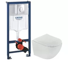 Комплект подвесной унитаз Teka Manacor 11.732.00.02 + система инсталляции Grohe 38721001