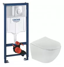 Комплект подвесной унитаз Teka Manacor 11.732.00.02 + система инсталляции Grohe 38721001