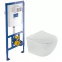 Комплект подвесной унитаз Teka Manacor 11.732.00.02 + система инсталляции Villeroy & Boch 92246100