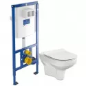 Комплект подвесной унитаз Cersanit City MZ-CITY-COn-S-DL + система инсталляции Villeroy & Boch 92246100