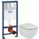 Купить Комплект подвесной унитаз Ideal Standard Tesi T007901 + T352701 + система инсталляции Grohe 38721001 в магазине сантехники Santeh-Crystal.ru
