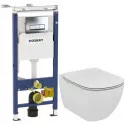 Комплект подвесной унитаз Ideal Standard Tesi T007901 + T352701 + система инсталляции Geberit 458.125.21.1