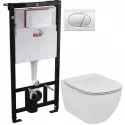 Комплект подвесной унитаз Ideal Standard Tesi T007901 + T352701 + система инсталляции AlcaPlast AM101/11203:1RUSSETM71