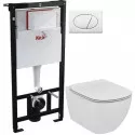 Комплект подвесной унитаз Ideal Standard Tesi T007901 + T352701 + система инсталляции AlcaPlast AM101/11203:1RUSSETM70