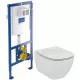Приобрести Комплект подвесной унитаз Ideal Standard Tesi T007901 + T352701 + система инсталляции Villeroy & Boch 92246100 в магазине сантехники Santeh-Crystal.ru